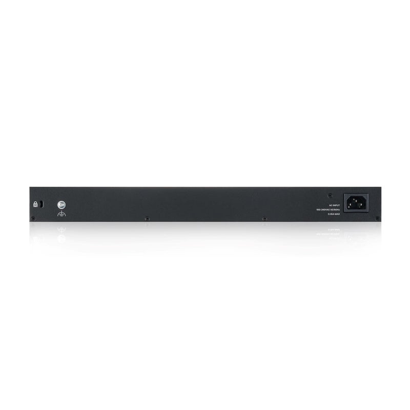 ZyXEL 24-Port Gigabit Ethernet Smart Managed Rackmount Switch - Fanless Design [GS1900-24] - Image 2